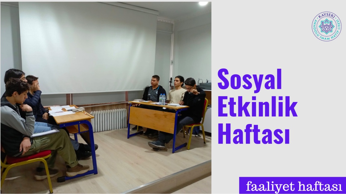 SOSYAL ETKİNLİK HAFTASI